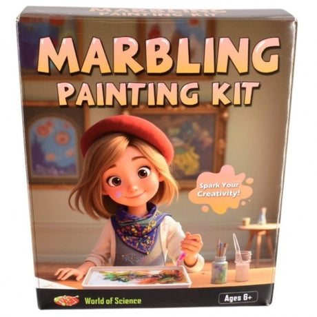 World of Science Marbling Painting Kit - ART & CRAFT/MAGIC/AIRFIX - Beattys of Loughrea