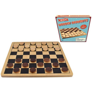 Retro Wooden Draughts Game - Beattys of Loughrea | www.beattys.ie