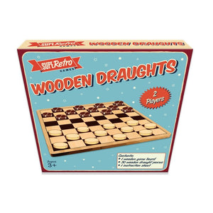 Retro Wooden Draughts Game - Beattys of Loughrea | www.beattys.ie