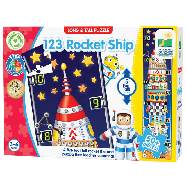 Long & Tall Puzzles - Rocket Numbers - JIGSAWS - Beattys of Loughrea