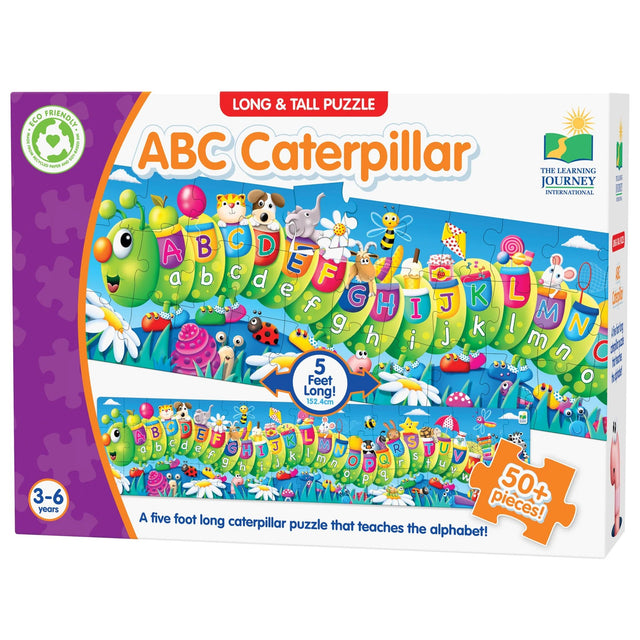 Long & Tall Puzzle - ABC Caterpillar Letters - JIGSAWS - Beattys of Loughrea