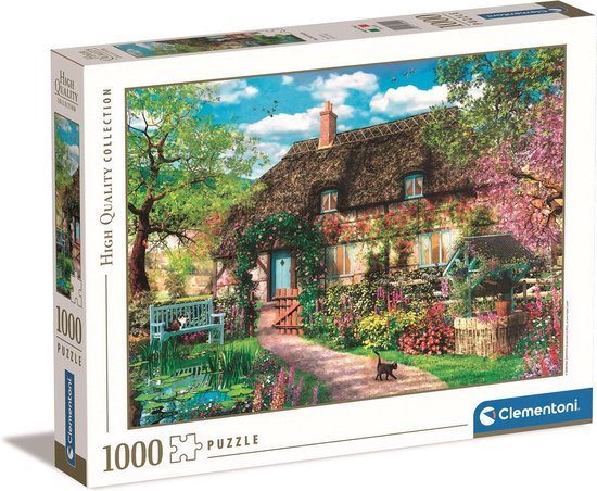 1000 Piece Jigsaw Puzzle - The Old Cottage - JIGSAWS - Beattys of Loughrea