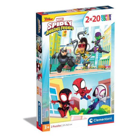 Spidey & His Amazing Friends - 2x20 Piece Jigsaw Puzzle - JIGSAWS - Beattys of Loughrea