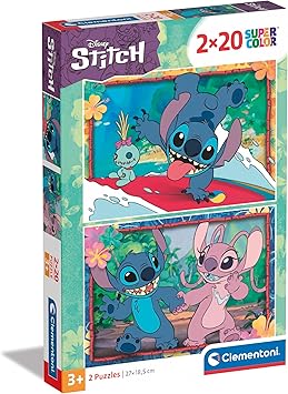 Disney Lilo & Stitch Jigsaw 2 x 20 Piece Jigsaw Puzzle - JIGSAWS - Beattys of Loughrea