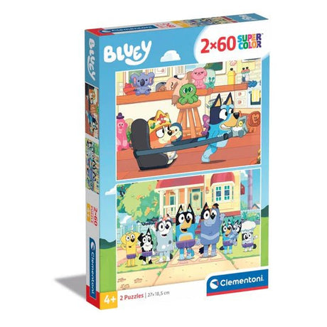 Clementoni Bluey 2 x 60 piece Puzzle - Beattys of Loughrea | www.beattys.ie