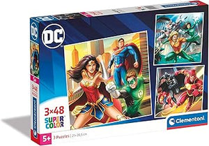 Dc Comics Justice League - 3x48 Piece Jigsaw Puzzle - Beattys of Loughrea | www.beattys.ie