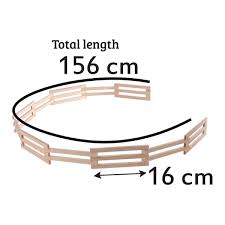 1:24 Kids Globe Wooden Corral Fence 156Cm - FARMS/TRACTORS/BUILDING - Beattys of Loughrea