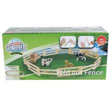 1:32 Kids Globe Wooden Corral Fence 132Cm - FARMS/TRACTORS/BUILDING - Beattys of Loughrea
