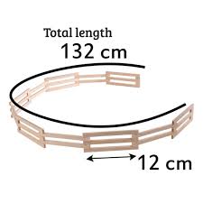 1:32 Kids Globe Wooden Corral Fence 132Cm - FARMS/TRACTORS/BUILDING - Beattys of Loughrea