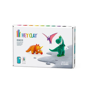 Hey Clay Dino 6 Can Set - ART & CRAFT/MAGIC/AIRFIX - Beattys of Loughrea
