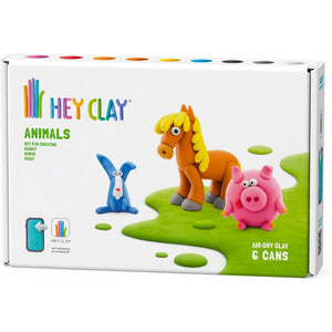Hey Clay Animals 6 Can Set - ART & CRAFT/MAGIC/AIRFIX - Beattys of Loughrea