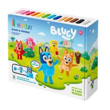 Hey Clay Bluey Large 15 Can Set - ART & CRAFT/MAGIC/AIRFIX - Beattys of Loughrea