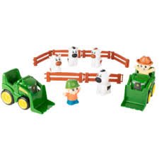 John Deere The Cows Are Out – Farm Toy Playset - FARMS/TRACTORS/BUILDING - Beattys of Loughrea