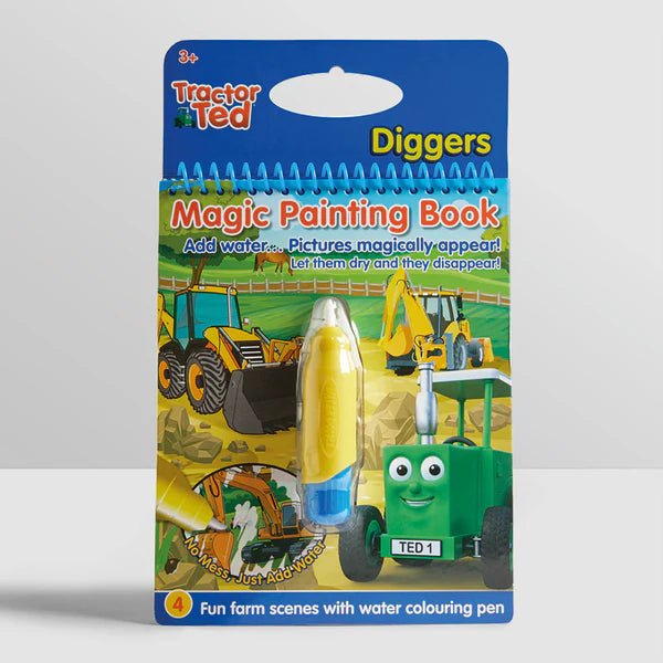 Tractor Ted Magic Painting Book - Diggers - BOOKS - Beattys of Loughrea