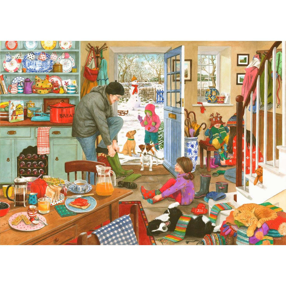 Woolly Hats & Wellies 1000 Piece Puzzle - JIGSAWS - Beattys of Loughrea