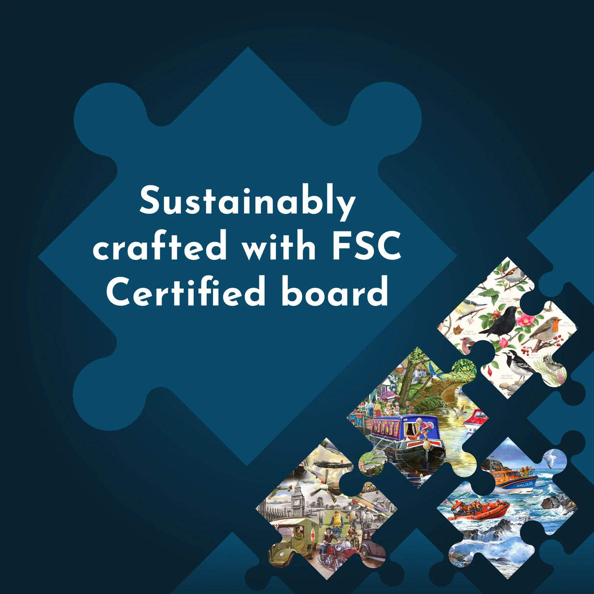 Woolly Hats & Wellies 1000 Piece Puzzle - JIGSAWS - Beattys of Loughrea