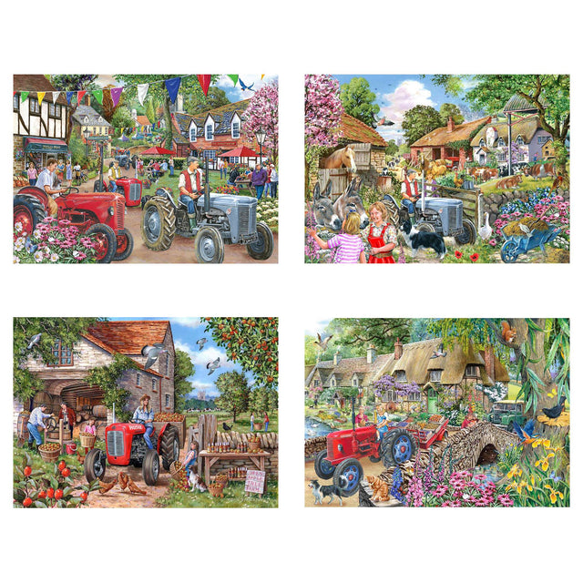 Farmers Friends - 4 X Big 250 Piece Puzzle - JIGSAWS - Beattys of Loughrea