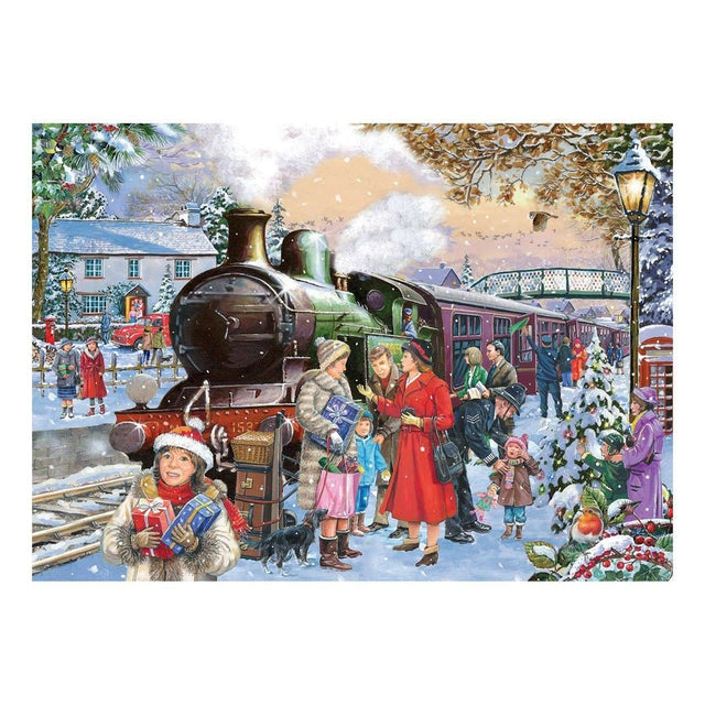 House of Puzzles Home for Christmas BIG 500 Puzzle - JIGSAWS - Beattys of Loughrea