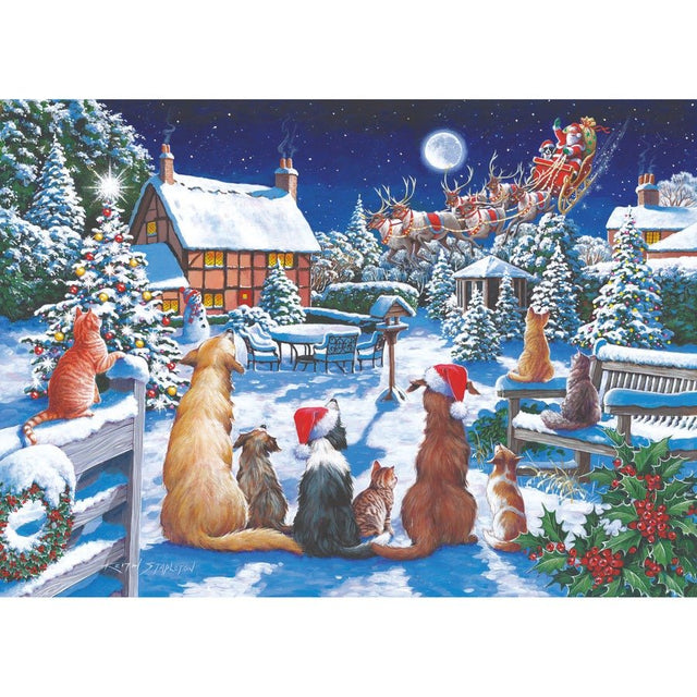 House of Puzzles No.19 - Santa Paws BIG 500 Puzzle - JIGSAWS - Beattys of Loughrea