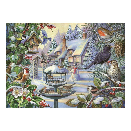 House of Puzzles Winter Birds - BIG 500 Piece Jigsaw Puzzle - JIGSAWS - Beattys of Loughrea