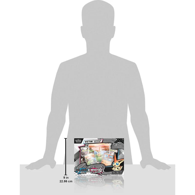 Pokémon TCG: Scarlet & Violet 10.5 - Black Bolt & White Flare Unova Victini Illustration Collection - HALLOWEEN, PKT MONEY, JOKE - Beattys of Loughrea