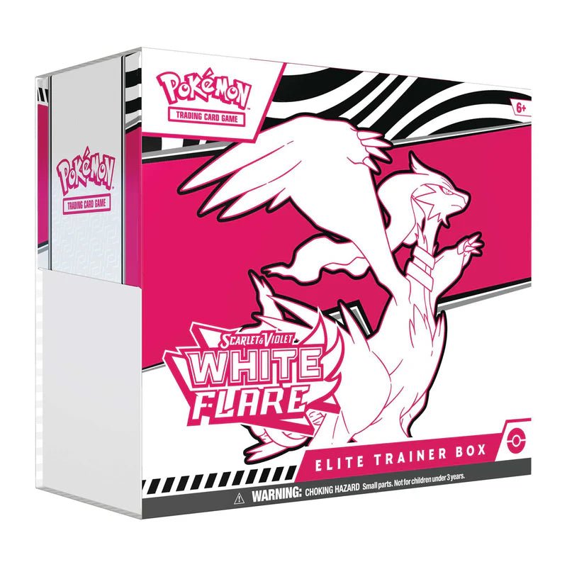 Pokémon TCG: Scarlet & Violet 10.5 - White Flare - Elite Trainer Box Reshiram - HALLOWEEN, PKT MONEY, JOKE - Beattys of Loughrea