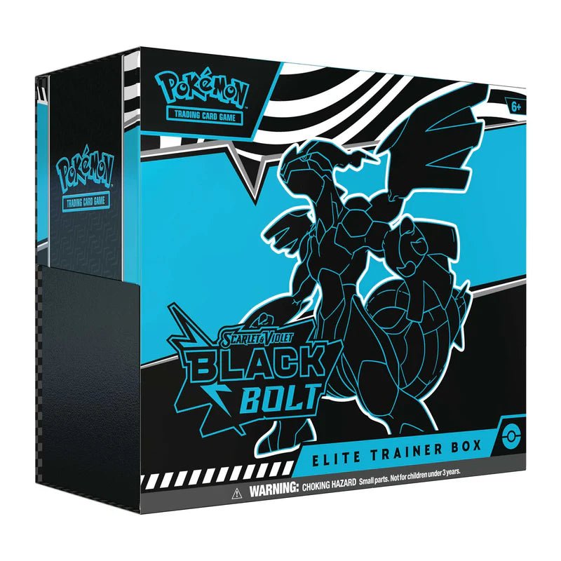 Pokémon TCG: Scarlet & Violet 10.5 - Black Bolt - Elite Trainer Box Zekrom - HALLOWEEN, PKT MONEY, JOKE - Beattys of Loughrea