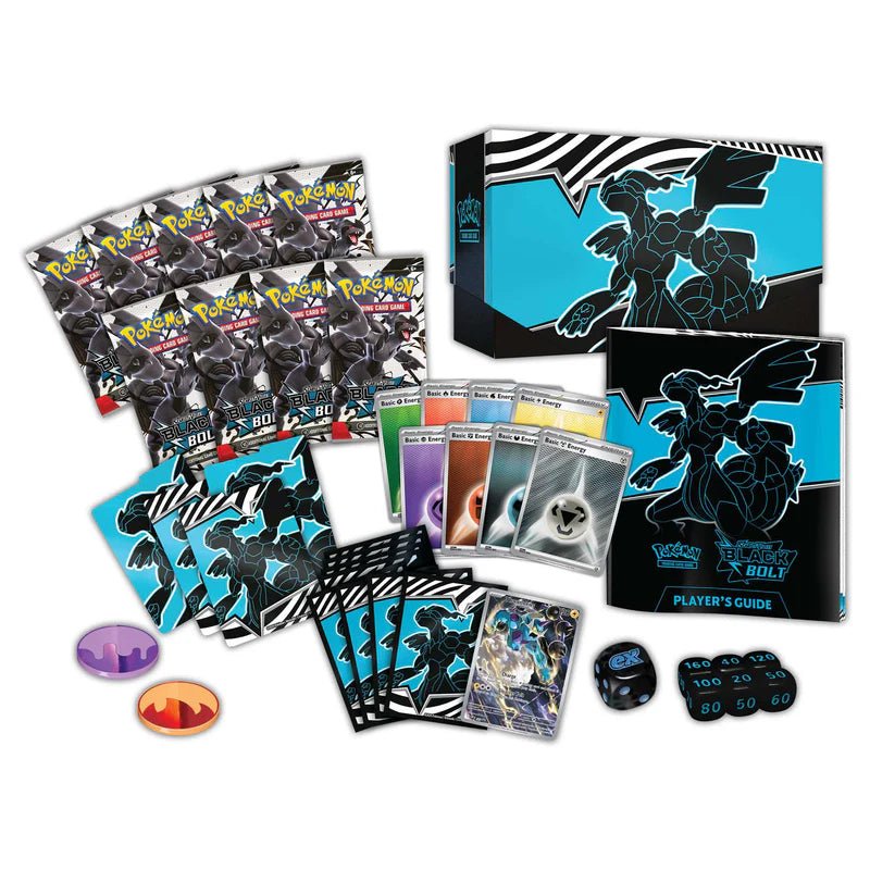 Pokémon TCG: Scarlet & Violet 10.5 - Black Bolt - Elite Trainer Box Zekrom - HALLOWEEN, PKT MONEY, JOKE - Beattys of Loughrea