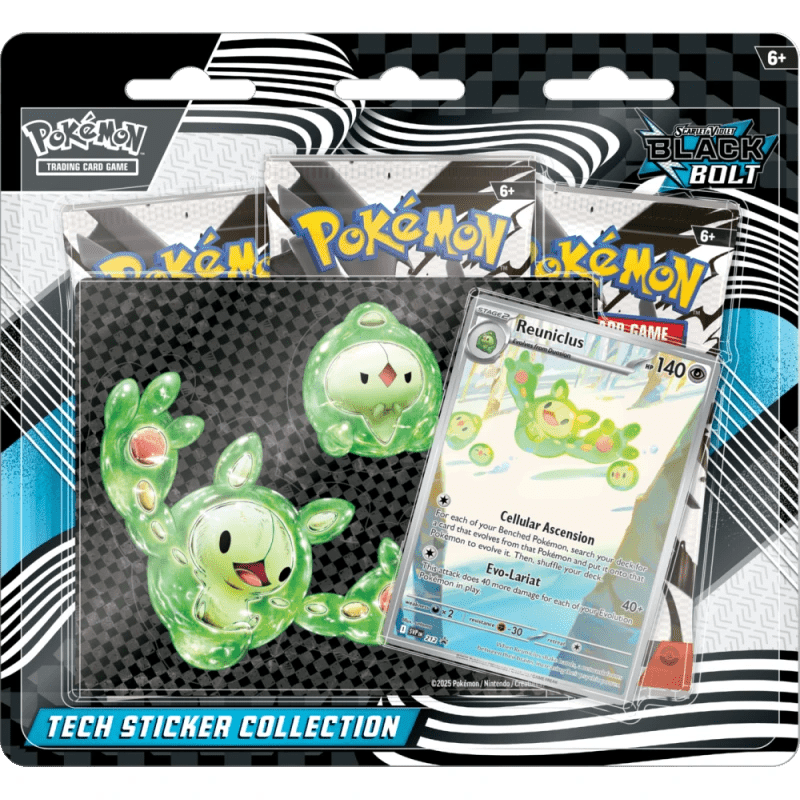 Pokémon TCG: Scarlet & Violet - White Flare - Tech Sticker - Reuniclus - HALLOWEEN, PKT MONEY, JOKE - Beattys of Loughrea