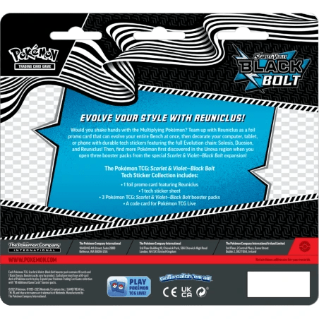 Pokémon TCG: Scarlet & Violet - White Flare - Tech Sticker - Reuniclus - HALLOWEEN, PKT MONEY, JOKE - Beattys of Loughrea
