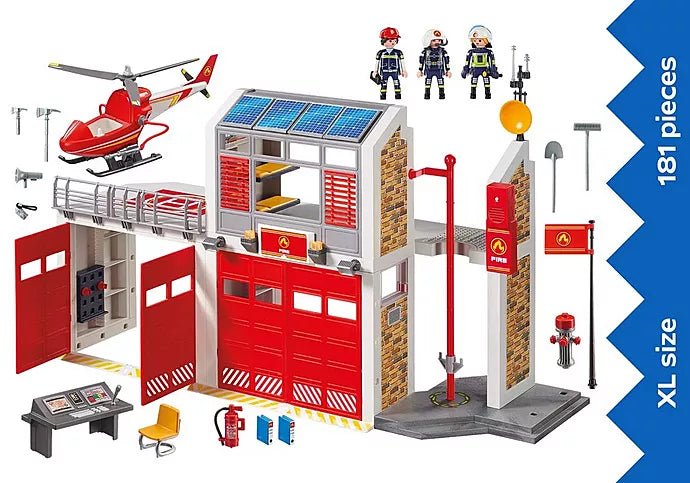 PLAYMOBIL Large Fire Station - CONSTRUCTION - LEGO/KNEX ETC - Beattys of Loughrea