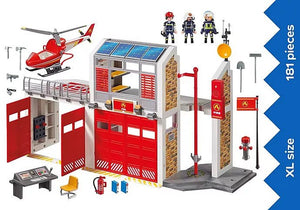 PLAYMOBIL Large Fire Station - CONSTRUCTION - LEGO/KNEX ETC - Beattys of Loughrea