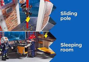 PLAYMOBIL Large Fire Station - CONSTRUCTION - LEGO/KNEX ETC - Beattys of Loughrea