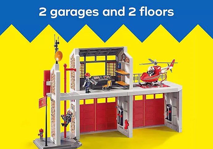 PLAYMOBIL Large Fire Station - CONSTRUCTION - LEGO/KNEX ETC - Beattys of Loughrea