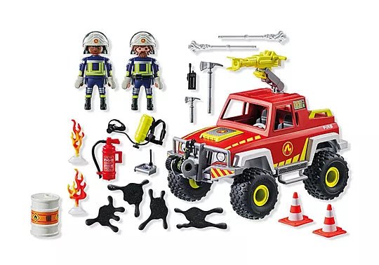 PLAYMOBIL Fire Fighting Truck - CONSTRUCTION - LEGO/KNEX ETC - Beattys of Loughrea