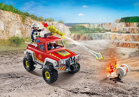 PLAYMOBIL Fire Fighting Truck - CONSTRUCTION - LEGO/KNEX ETC - Beattys of Loughrea