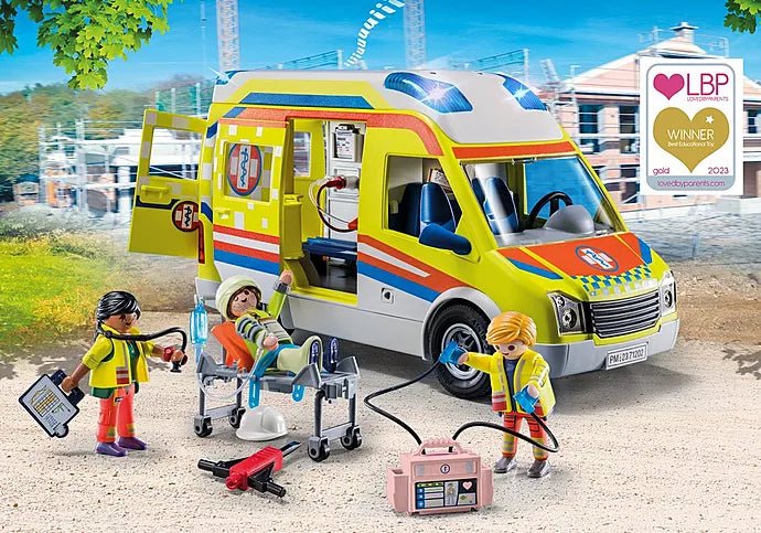 PLAYMOBIL City Life Ambulance with light and sound - CONSTRUCTION - LEGO/KNEX ETC - Beattys of Loughrea