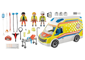PLAYMOBIL City Life Ambulance with light and sound - CONSTRUCTION - LEGO/KNEX ETC - Beattys of Loughrea