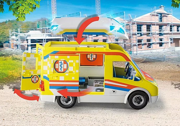PLAYMOBIL City Life Ambulance with light and sound - CONSTRUCTION - LEGO/KNEX ETC - Beattys of Loughrea