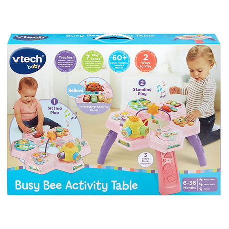 Busy Bee Activity Table Pink - VTECH/EDUCATIONAL - Beattys of Loughrea