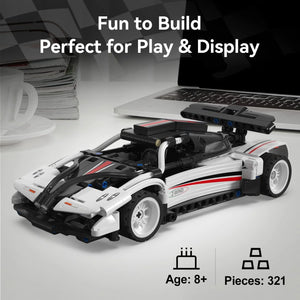 CaDA Bricks Z - Wind Pullback Car Construction Set - CONSTRUCTION - LEGO/KNEX ETC - Beattys of Loughrea