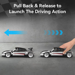 CaDA Bricks Z - Wind Pullback Car Construction Set - CONSTRUCTION - LEGO/KNEX ETC - Beattys of Loughrea