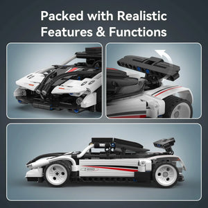 CaDA Bricks Z - Wind Pullback Car Construction Set - CONSTRUCTION - LEGO/KNEX ETC - Beattys of Loughrea