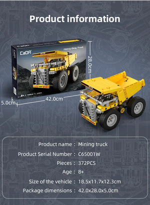 CaDA Bricks Heavy Duty Truck - CONSTRUCTION - LEGO/KNEX ETC - Beattys of Loughrea