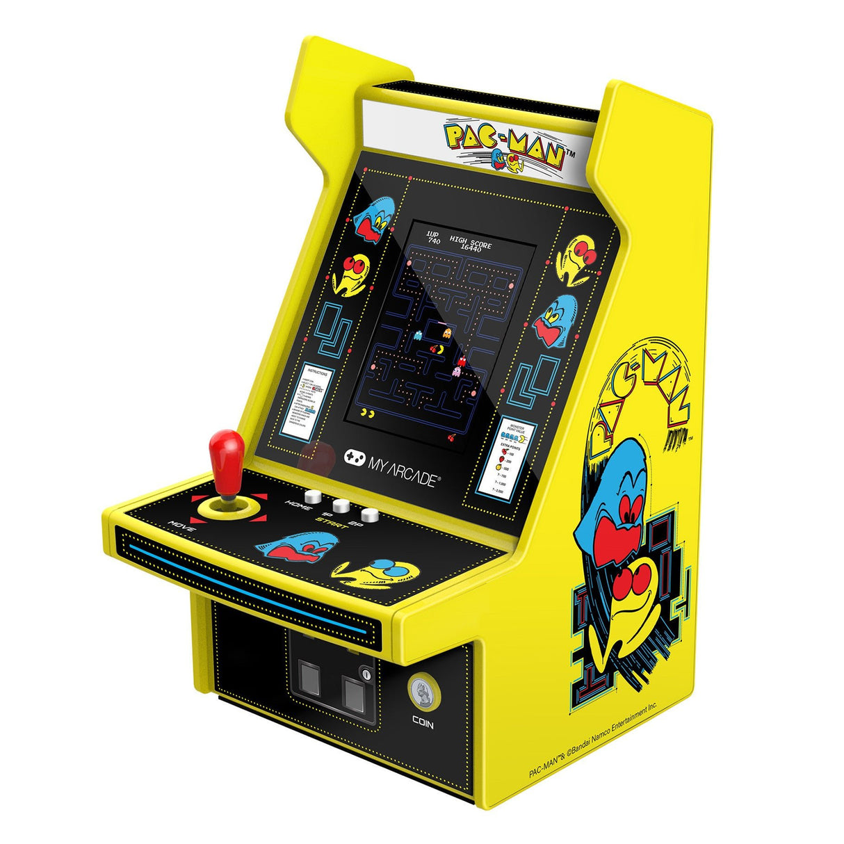 Pac - Man Micro Player Pro 6.7" Portable Retro Arcade - PLAYSTATION/NINTENDO/GAMEBOY/XBOX - Beattys of Loughrea
