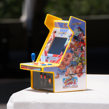Super Street Fighter II Micro Player Pro 6.7" Portable Retro Arcade (2 Games In 1) - PLAYSTATION/NINTENDO/GAMEBOY/XBOX - Beattys of Loughrea