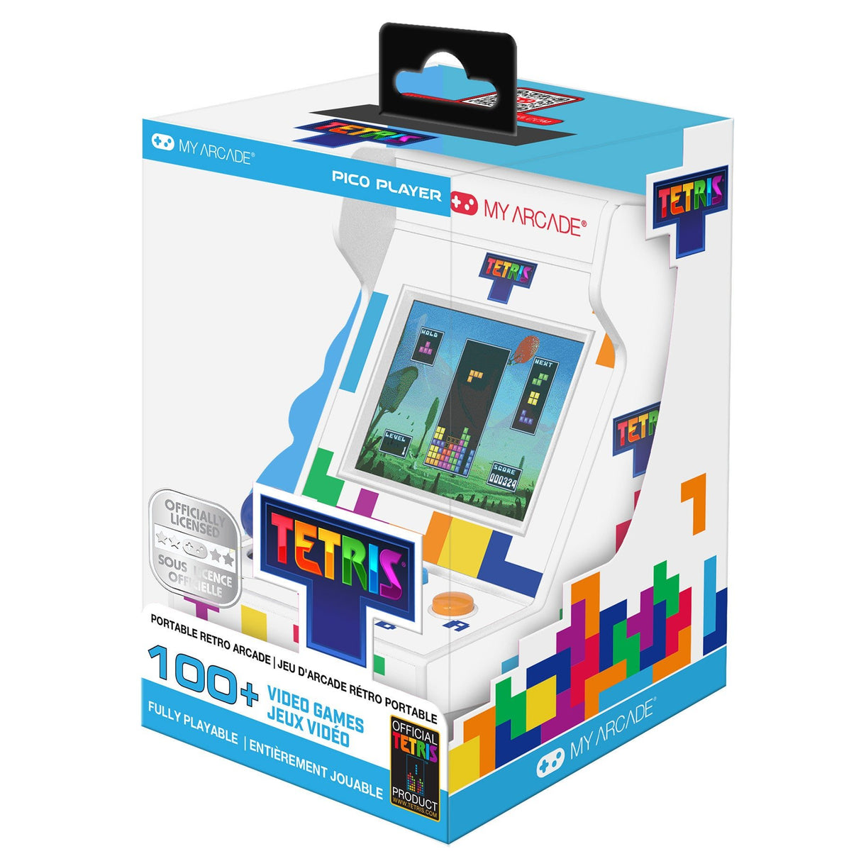Tetris Pico Player 3.7" Portable Retro Arcade (101 Games in 1) - PLAYSTATION/NINTENDO/GAMEBOY/XBOX - Beattys of Loughrea