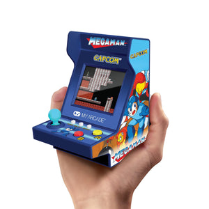 Mega Man Pico Player 3.7" Portable Retro Arcade (6 Games in 1) - PLAYSTATION/NINTENDO/GAMEBOY/XBOX - Beattys of Loughrea