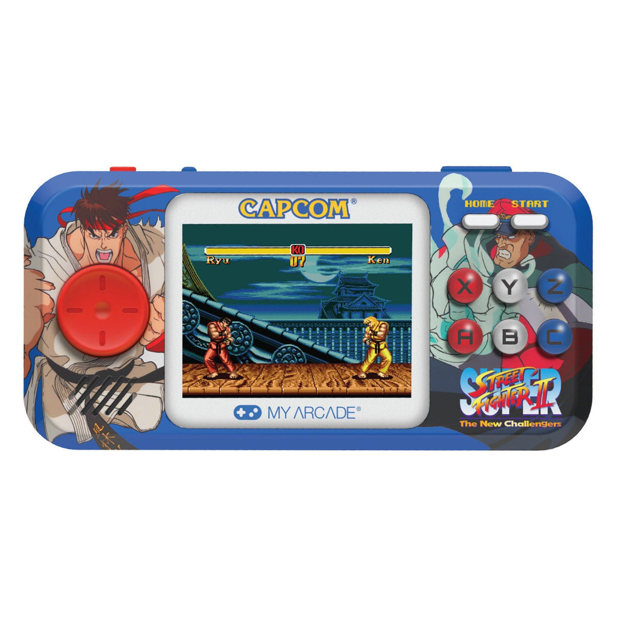 Super Street Fighter II Pocket Player Pro Portable Gaming System (2 Games In 1) - PLAYSTATION/NINTENDO/GAMEBOY/XBOX - Beattys of Loughrea
