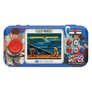 Super Street Fighter II Pocket Player Pro Portable Gaming System (2 Games In 1) - PLAYSTATION/NINTENDO/GAMEBOY/XBOX - Beattys of Loughrea